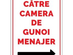 Semne pentru camera de gunoi