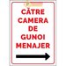 Semne pentru camera de gunoi